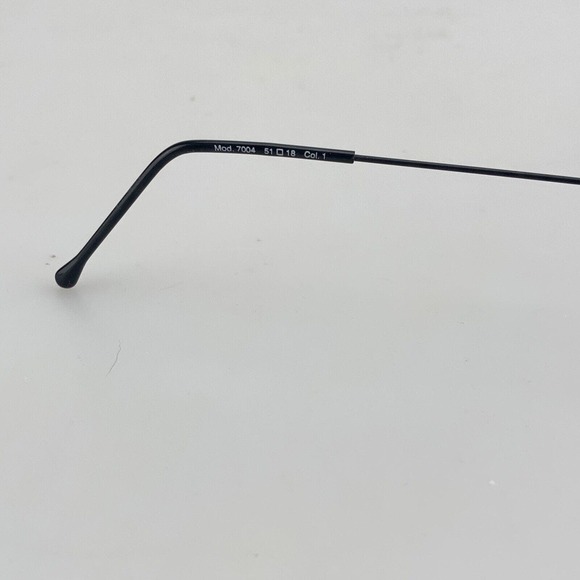 ARTE Eyeglasses Frames mod. 7004 Metal Geometric Blue Hand painted Italy NOS - Picture 4 of 8